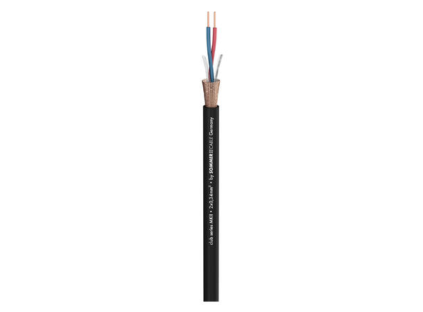 SOMMER Club Series MKII Mikrofonkabel 2 x 0,34 mm², PVC, sort