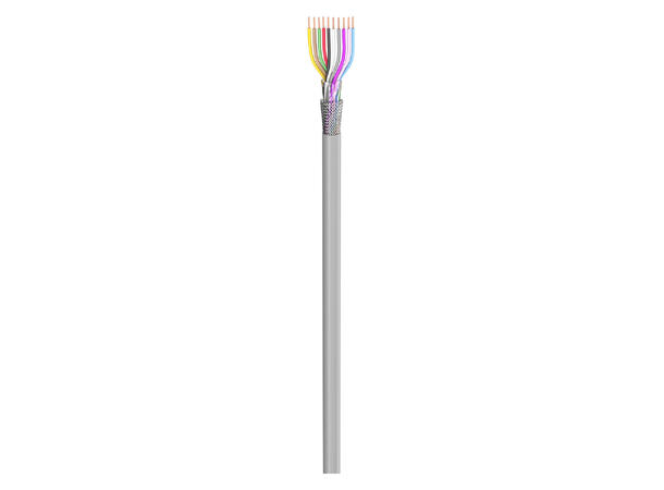 SOMMER Control Flex Kontrollkabel 10 x0,14mm², PVC FH, Ø 6,10mm, grå, Eca