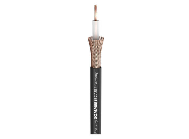 SOMMER Focusline LC CPR Videokabel 1 x 0,60, PVC Ø 6,20 mm, sort, Eca