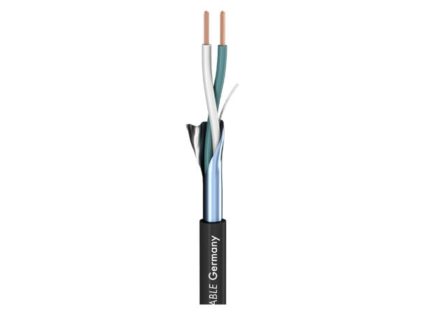SOMMER Isopod SO-F22 Patchkabel 2 x 0,22 mm², PVC Ø 3,30 mm, sort