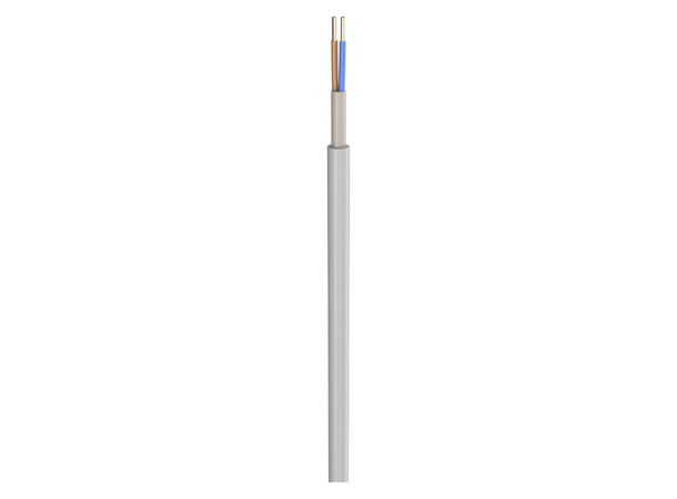SOMMER NYM-O Strømkabel 2x 1,50mm², PVC FH, Ø 8,00mm, grå