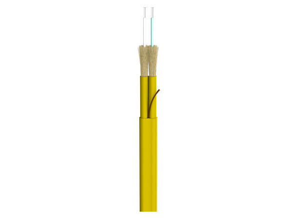 SOMMER Octopus-G Fiberkabel, OS2 2 x 9/125 µm OS2, LSZH, gul