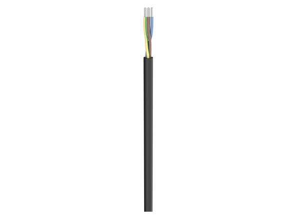 SOMMER Silcoflex Strømkabel 3 x 1,50 mm², silikon, Ø 8,00 mm, sort