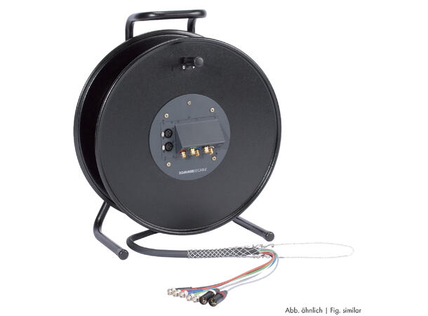 SOMMER TRANSIT 7 x HD-SDI kabel 33m. SCHILL HT380-SW Trommel