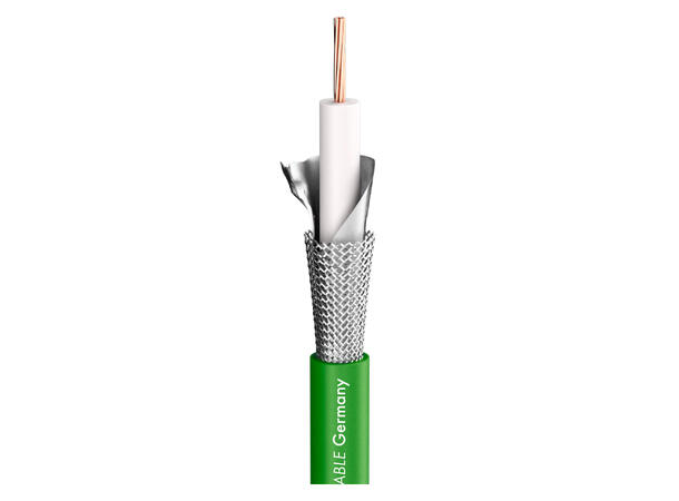 SOMMER Vector Plus Videokabel 1 x 1,20, PVC Ø 6,95 mm, grønn