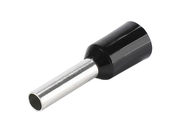 BASIC AH1015 Niter for 1 x 1,5mm2 kabel 100 stk. Sort. DIN46228