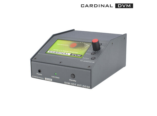 CARDINAL DVM DVM-HDT-KIT-DESK Testverktøy for HDMI, 4K