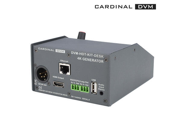 CARDINAL DVM DVM-HDT-KIT-DESK Testverktøy for HDMI, 4K