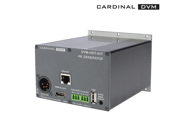 CARDINAL DVM DVM-HDT-KIT Testverktøy for HDMI, 4K. Rackmonterbar