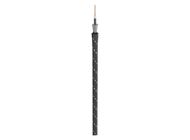 SOMMER Classique Instrumentkabel 1 x 0,50 mm², PVC/fabric, sort-hvit