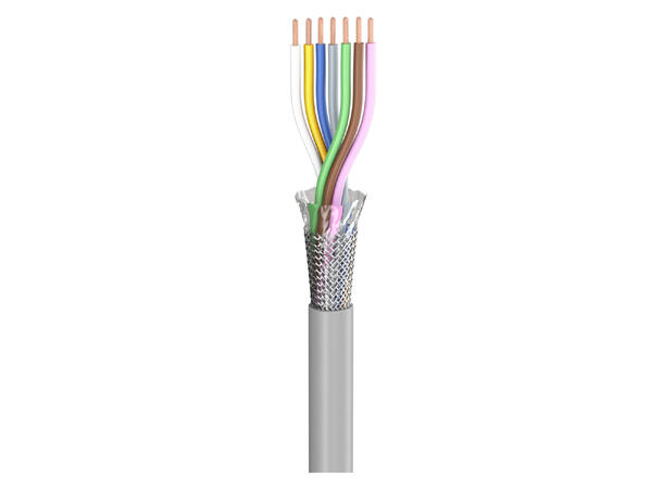 SOMMER Control Flex Kontrollkabel 7 x0,25mm², PVC FH, Ø 5,70mm, grå, Eca