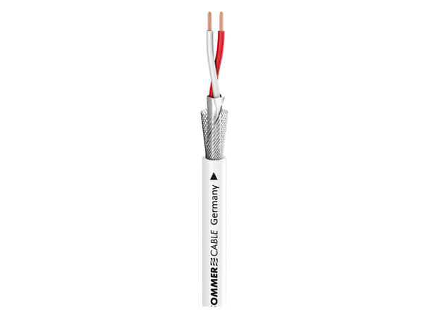 SOMMER Goblin Mikrofonkabel 2 x 0,14 mm², PVC, hvit