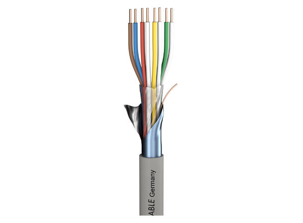 SOMMER Logicable LG MOD6LG04 Multikabel PVC, grå | 2 x 0,60 mm, 4 par