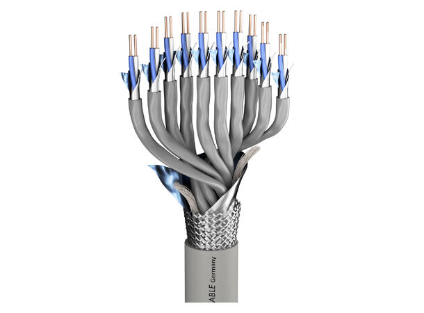 SOMMER Logicable MP MODF 10 Multikabel FRNC, grå | 2 x 0,26 mm², 10 par