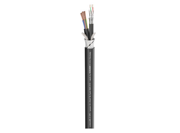 SOMMER Monolith 2 Hybridkabel pwr: 3x 1,50 mm², DMX: 2x 0,14 mm²