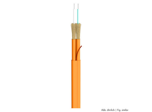 SOMMER Octopus-G Fiberkabel, OS2 4 x 9/125 µm OS2, LSZH , oransje