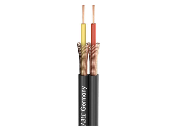 SOMMER Onyx 2008 Instrumentkabel 2 x 1 x 0,08 mm², PVC, 5,9 x2,6 mm, sort