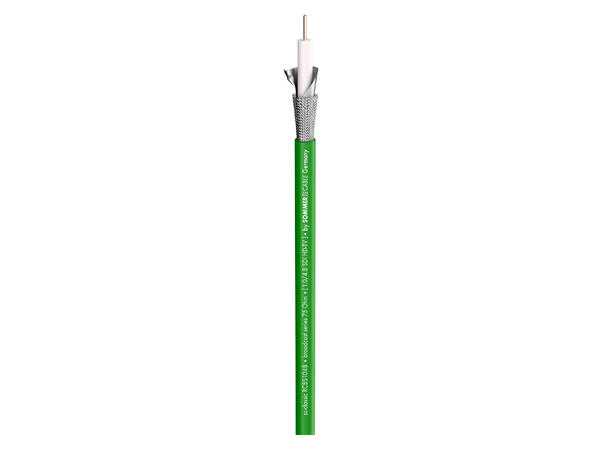 SOMMER RG Classic Broadcast Videokabel 1 x 1,00, PVC Ø 7,10 mm, grønn