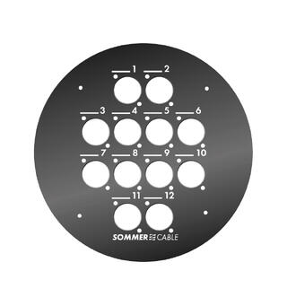 SOMMER RUND12 Koblingsplate For Schill GT310, HT og SK serie