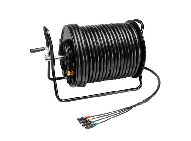 SOMMER SC-MERCATOR 4 x CAT.7 kabel 100m. SCHILL SK4602 kabeltrommel