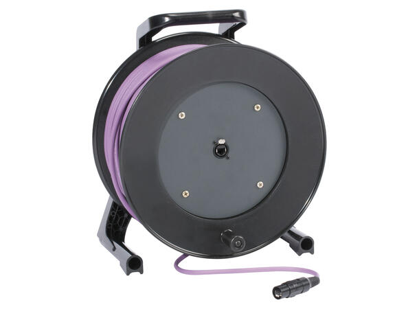 SOMMER SC-MERCATOR CAT.7 PUR kabel 70m. Sort med sort fargering på plugg