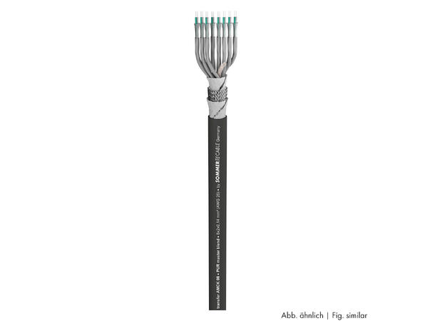 SOMMER Transfer AMCK32 Multikabel PUR, sort | 2 x 0,14 mm², 32 par