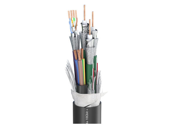 SOMMER Transit MC3231 HD-SDI Videokabel power/video/audio/CAT.7, Soft-PVC, sort