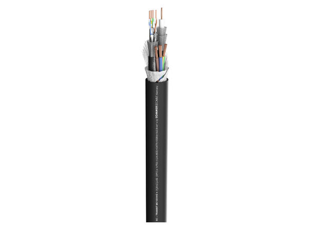 SOMMER Transit MC 1031 HD Videokabel power/video/CAT.7, FR-PVC, sort