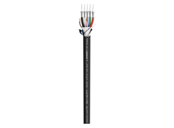 SOMMER Transit Mini Cont. 506 Videokabel video/control, antistatic-PVC, sort