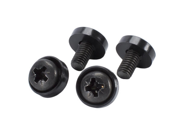 BASIC S-RACKSCREW Rackskruer m/skive Pakke á 4 stk.
