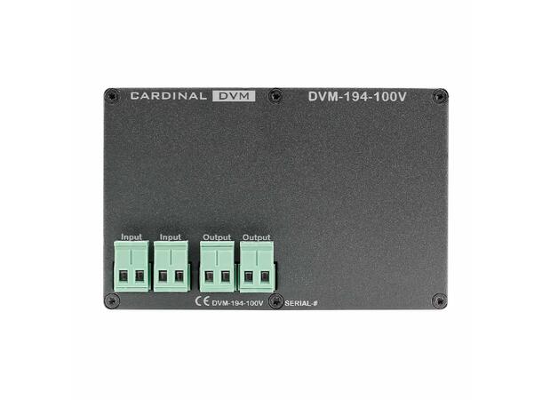 CARDINAL DVM DVM-194-100V Transformator 2 x 60W linjetrafo