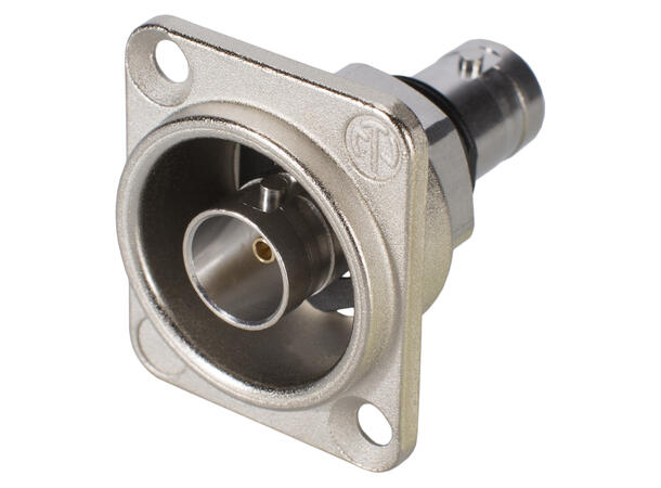 NEUTRIK NBB75DFI feed-trough, HD-SDI Nikkel. For D-panel