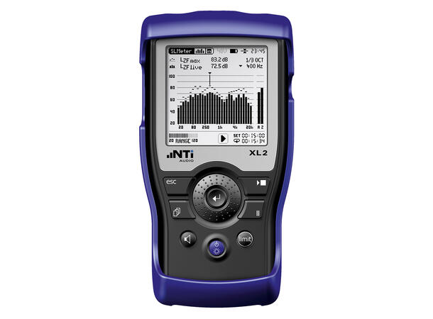 NTI NTI-XL2 Audio Analyser Wav opptak for dokumentasjon