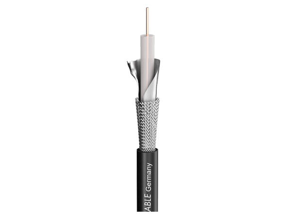 SOMMER Focusline MS Videokabel 1 x 0,60, PVC FH Ø 6,20 mm, sort