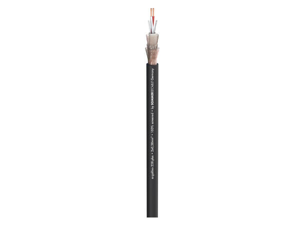 SOMMER Galileo 238 Plus Mikrofonkabel 2 x 0,38 mm², PVC Ø 7,00 mm, sort