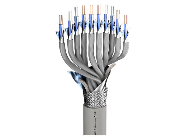 SOMMER Logicable MP MODF 10 Multikabel FRNC, grå | 2 x 0,26 mm², 10 par, Dca