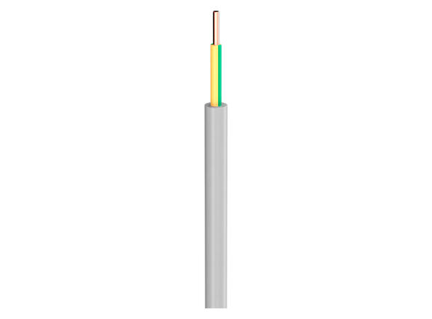 SOMMER NYM-J Strømkabel 1x 2,50mm², PVC FH, Ø 5,85mm, grå, Eca
