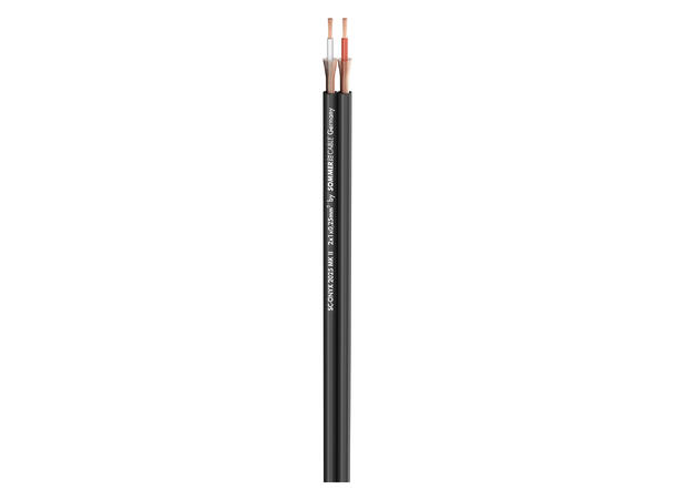 SOMMER Onyx 2025 MKII Instrumentkabel 2 x 1 x 0,25 mm², PVC, 8,3 x3,8 mm, sort