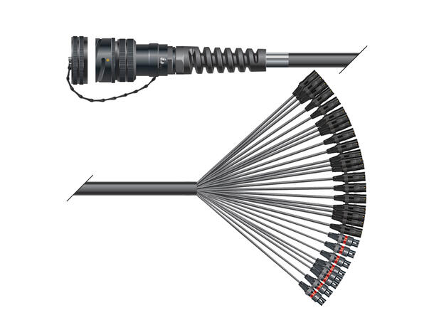 SOMMER Quantum LK Multikabel (24/08) LKm - HICON XLR 24 x m/ 8 x F, 3m