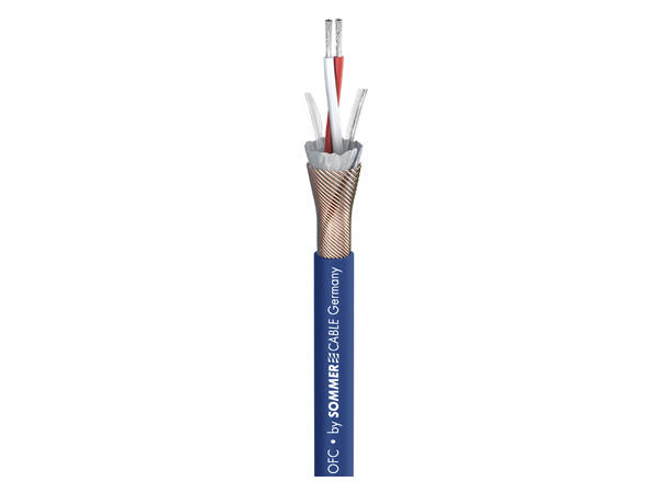SOMMER Semicolon 2 AES/EBU DMX-kabel 2 x 0,22 mm², PVC Ø 5,00 mm, blå