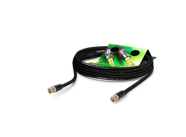 SOMMER Vector VTGX (RCB) Videokabel, 10m 1 x 0,80; PVC Ø 6,00 mm; sort