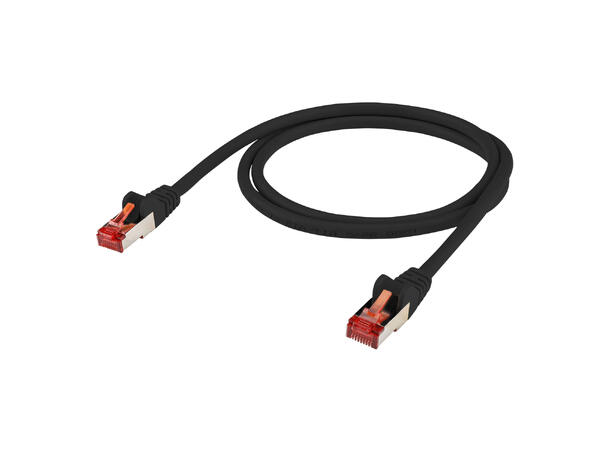 BASIC C6AB Nettverkskabel, 2m Cat.6a | RJ45 / RJ45. Skjermet