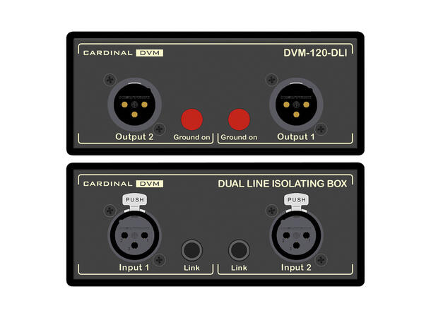CARDINAL DVM DVM-120-DLI Stereo skilletrafo
