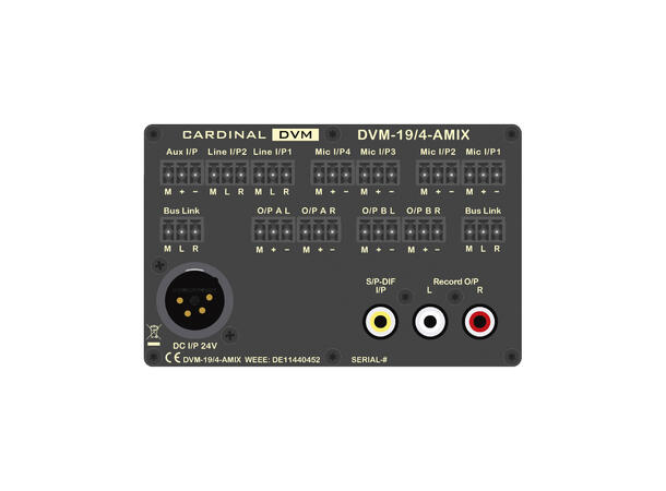 CARDINAL DVM DVM-194-AMIX Automatmikser Web grensesnitt