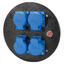 SCHILL KOMB.MD4 Plate med 4 x Schuko For GT310, HT og SK-Modeller