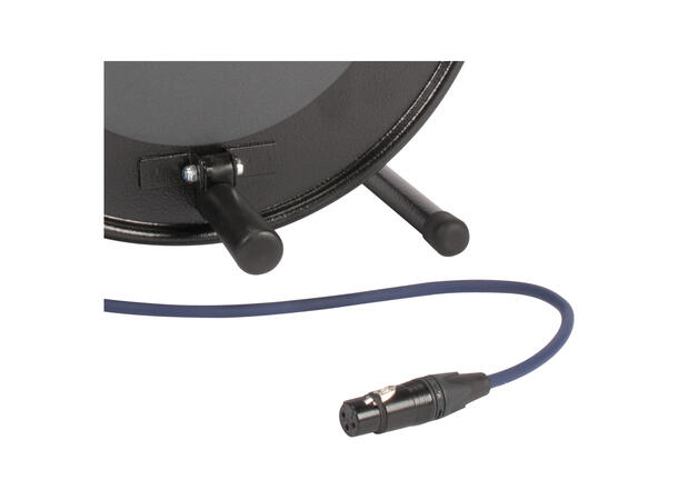 SOMMER B2E3H DMX-kabel på trommel, 50m 3-pin, XLR / XLR, NEUTRIK , Blå