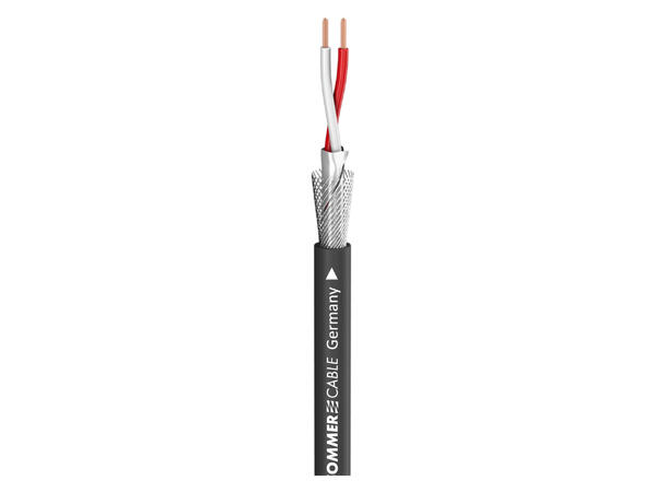 SOMMER Goblin Mikrofonkabel 2 x 0,14 mm², PVC, sort