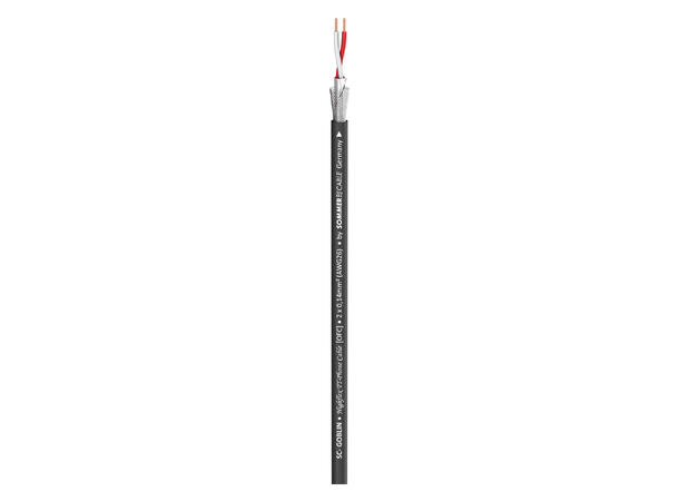 SOMMER Goblin Mikrofonkabel 2 x 0,14 mm², PVC, sort