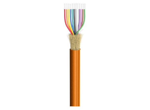 SOMMER Octopus-G Fiberkabel, OS2 12 x 9 OS2, LSZH Ø 15,80 mm, oransje