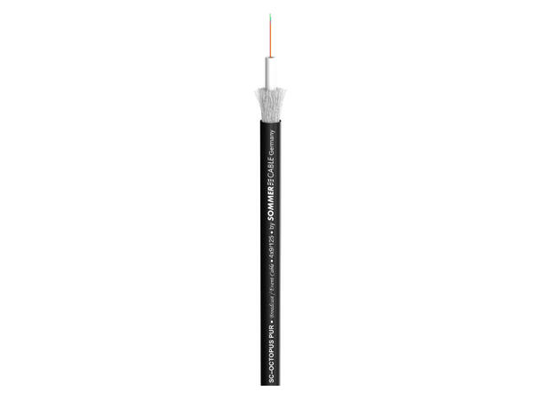 SOMMER Octopus-G Fiberkabel, OS2 4 x 9/125 µm OS2, PE, sort